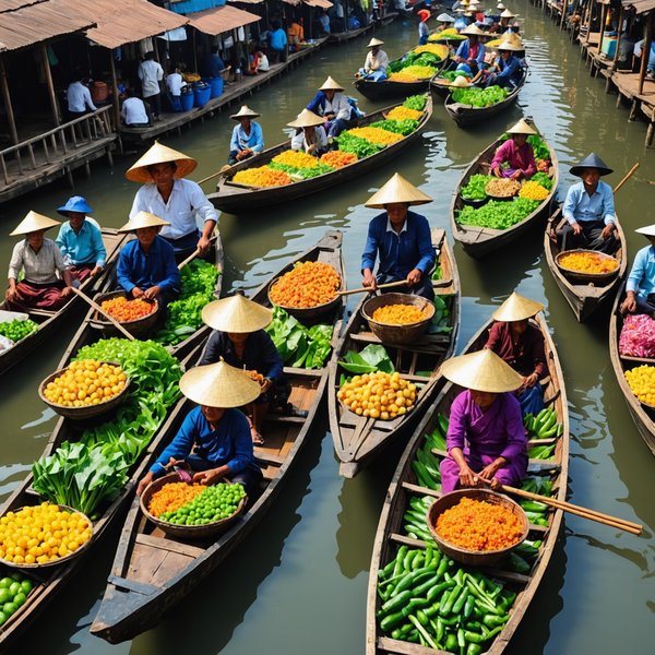 Comment organiser une croisière pour explorer les marchés flottants en Birmanie?