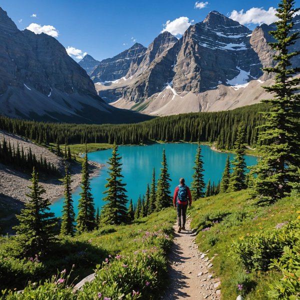 Quels sont les meilleurs itinéraires pour une randonnée dans les montagnes Rocheuses au Canada?
