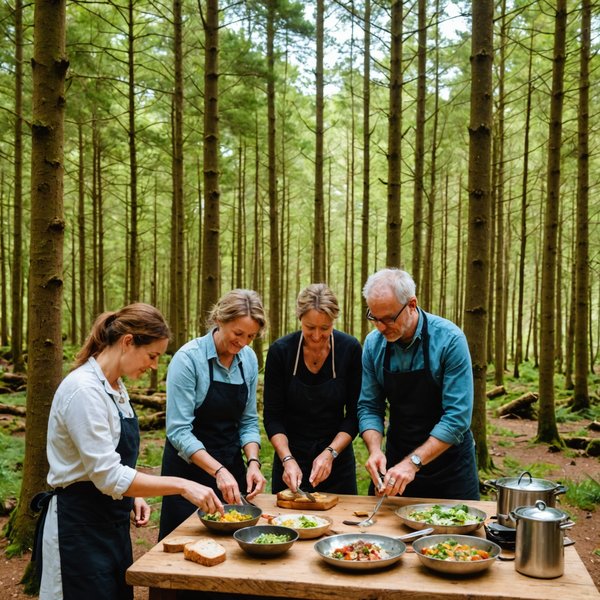 Comment organiser des vacances en Bretagne avec des ateliers de cuisine et des randonnées en forêt?