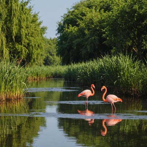 Où d'observer les flamants roses dans le delta du Danube, Roumanie : meilleures périodes et spots ?